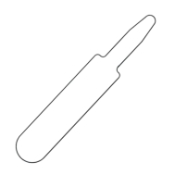 Surgical Glide (Fichman), 30mm Long; 6mm Thick; Phaco Glide 10mm Long x 2.6mm Wide, Tapered To 1.75mm, IOL Glide Portion; 20mm Long x 5mm Wide, 2.5mm Radius, Box Of 50 